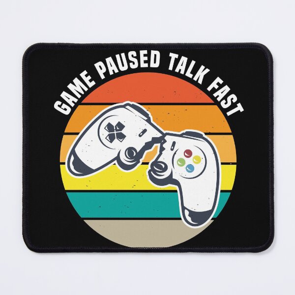 Item preview, Game Paused Talk Fast-Retro Vintage Game Controller designed and sold by STrongUP.