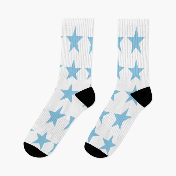 Item preview, Medium BABY BLUE and WHITE STARS designed and sold by RachelMacht.