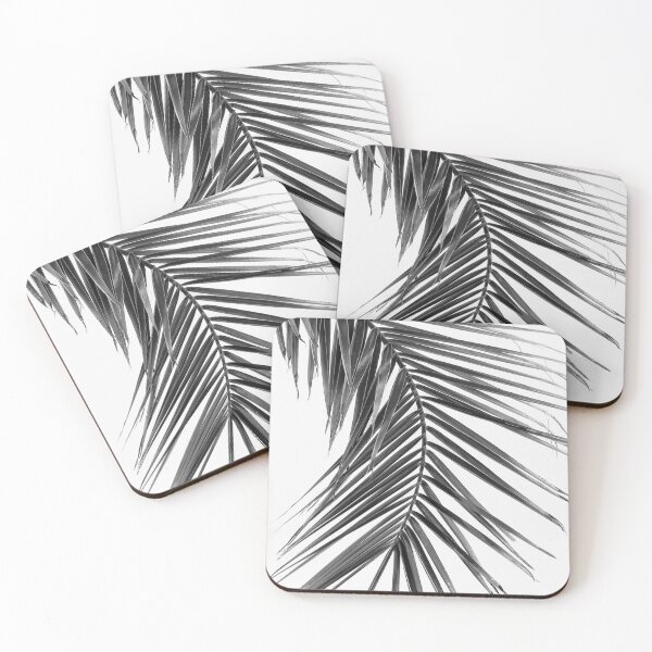 Item preview, Black and white palm leaves designed and sold by Shawa Shop.