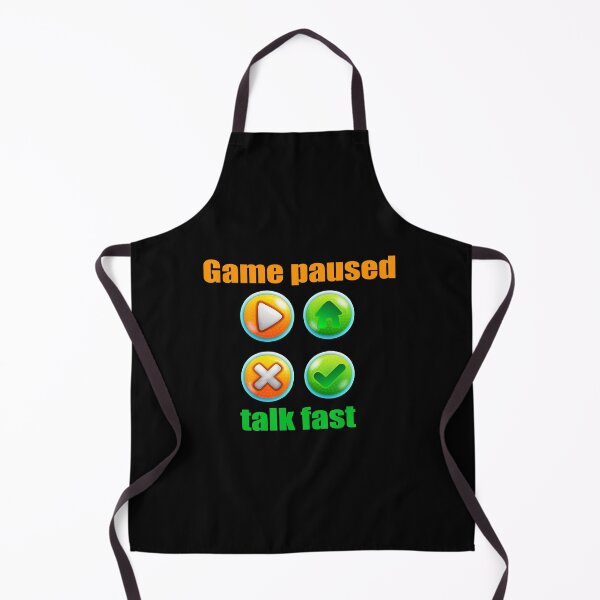 Item preview, Game paused talk fast  designed and sold by DopeDesign111.