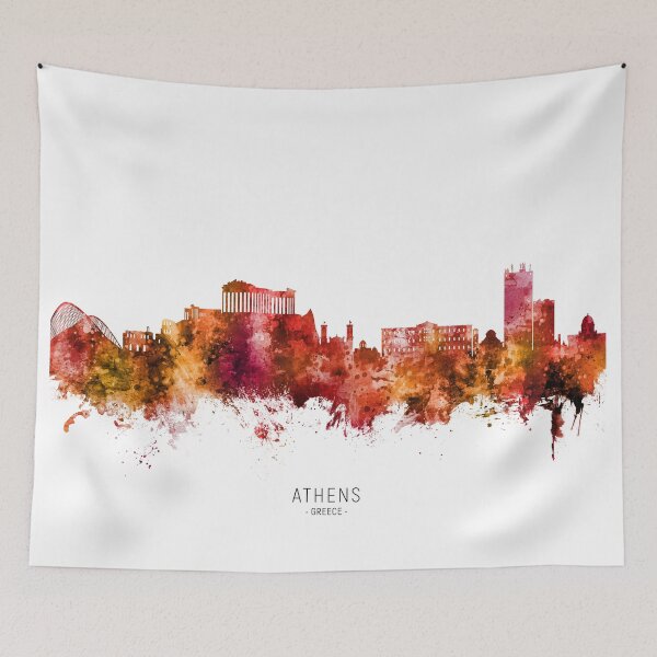 Item preview, Athens Greece Skyline designed and sold by ArtPrints.