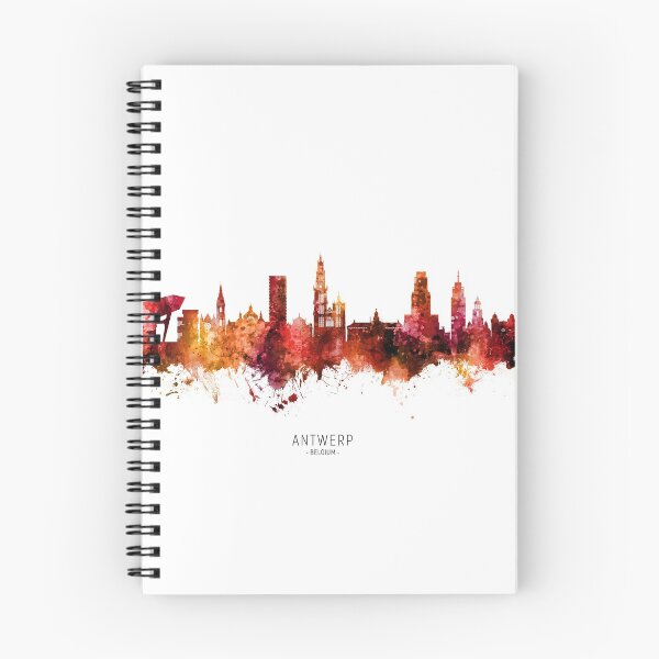 Item preview, Antwerp Belgium Skyline designed and sold by ArtPrints.