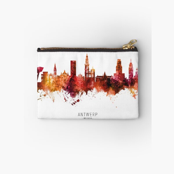 Item preview, Antwerp Belgium Skyline designed and sold by ArtPrints.