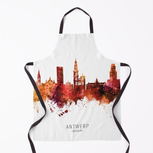 Item preview, Antwerp Belgium Skyline designed and sold by ArtPrints.