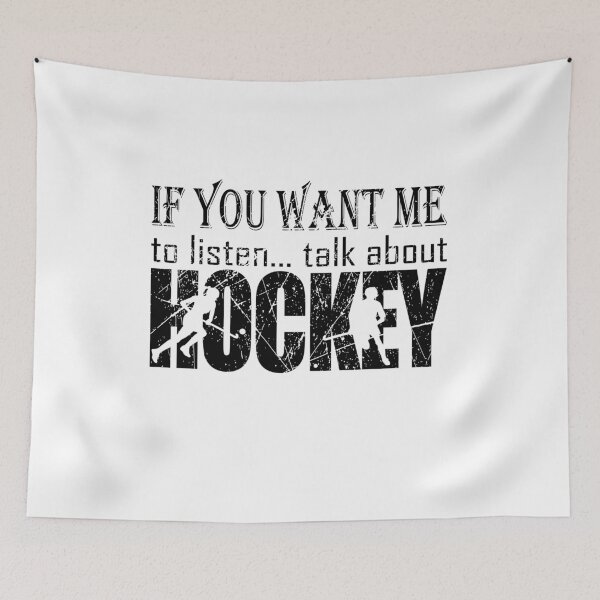 Item preview, Field Hockey player present talk about hockey designed and sold by Kalli-design.