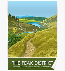 The Peak District, William Clough, Derbyshire Poster