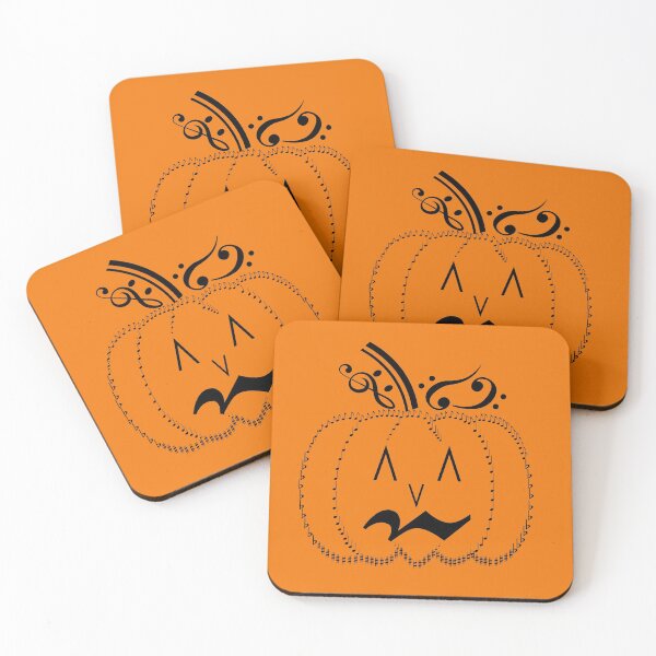 Item preview, Halloween Pumpkin - Music Notes and Symbols designed and sold by springessence.