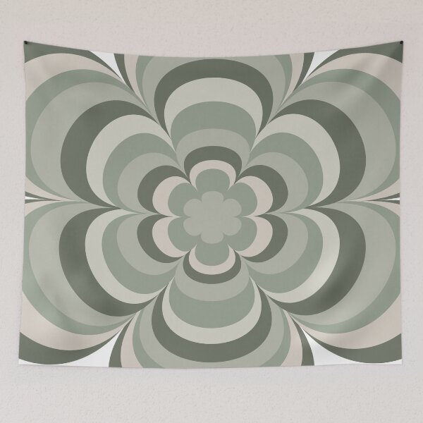 Item preview, sage green flower designed and sold by Northendesigns.