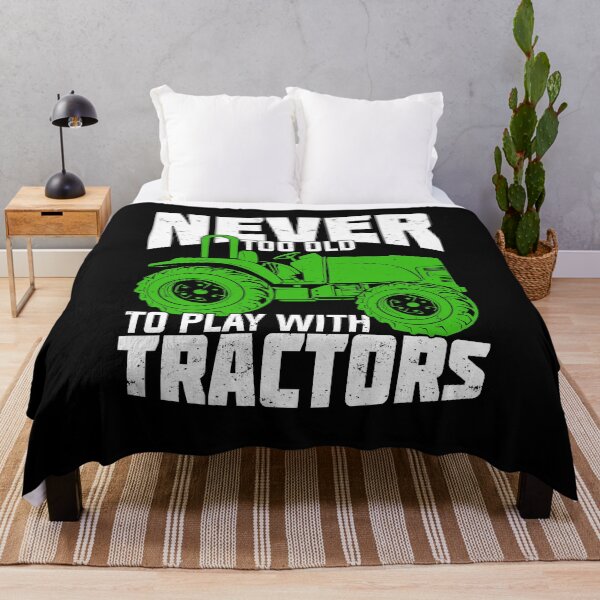 Item preview, Never Too Old To Play With Tractors Farmer Gift designed and sold by Marcid95.