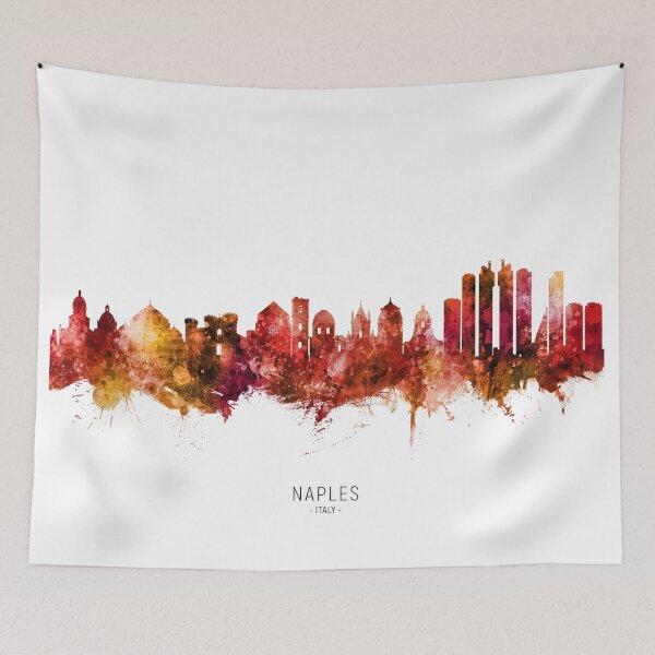Item preview, Naples Italy Skyline designed and sold by ArtPrints.