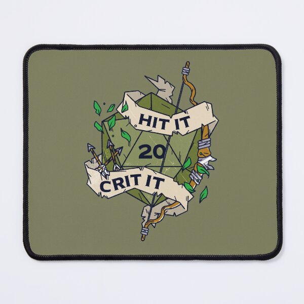 Item preview, Tabletop RPG Ranger - Hit it, Crit It designed and sold by DungeonCrawlers.