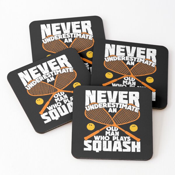 Item preview, Never Underestimate An Old Man Who Plays Squash designed and sold by Marcid95.