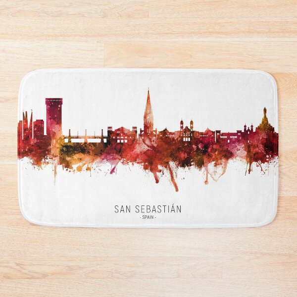 Item preview, San Sebastian Spain Skyline designed and sold by ArtPrints.