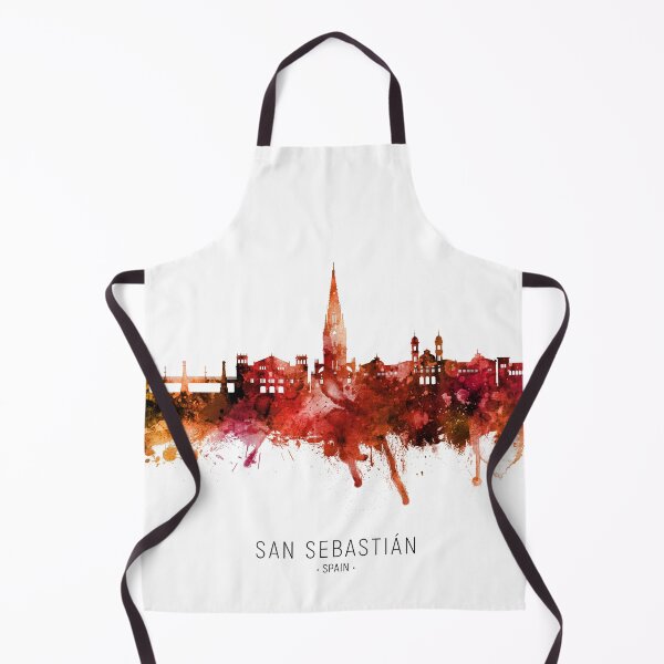 Item preview, San Sebastian Spain Skyline designed and sold by ArtPrints.
