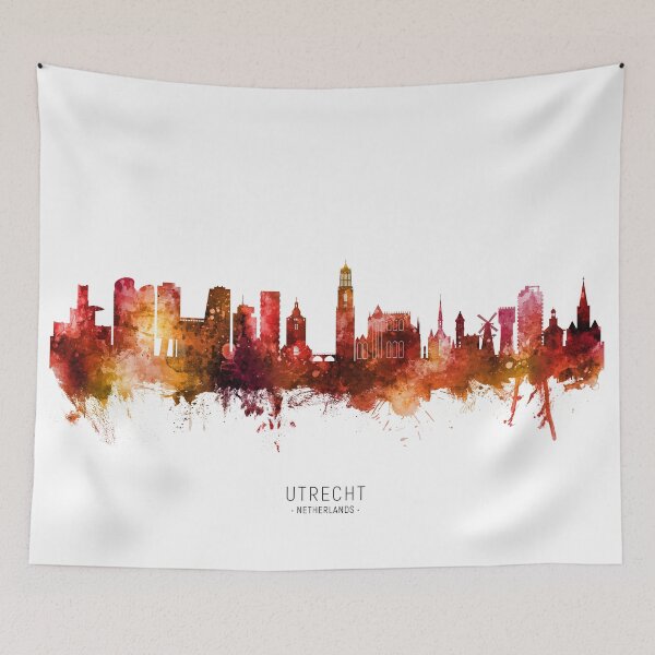 Item preview, Utrecht The Netherlands Skyline designed and sold by ArtPrints.