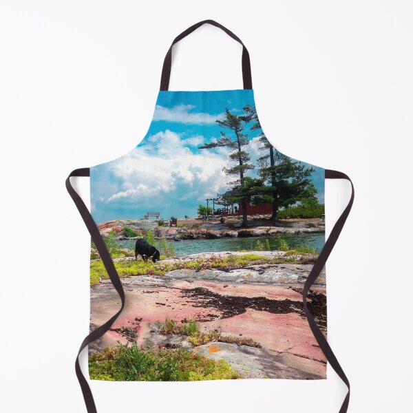 Item preview, View From Bird Roost Island (Teal & Pink) designed and sold by SaraMargolis.