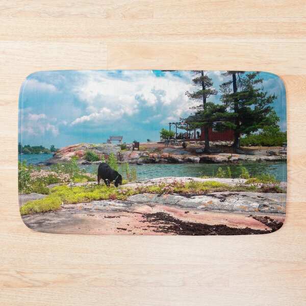 Item preview, View From Bird Roost Island (Teal & Pink) designed and sold by SaraMargolis.
