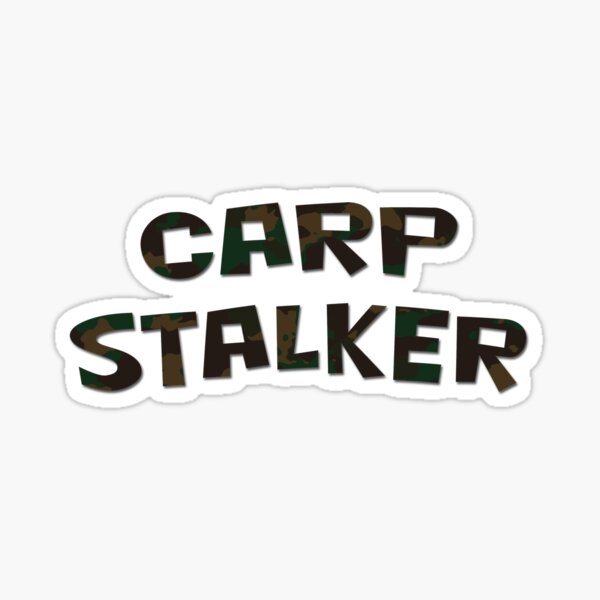 Carp stalker Sticker