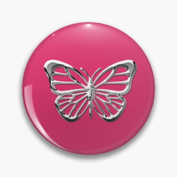 Item preview, Chrome Metallic Butterfly  designed and sold by PrettyPage.