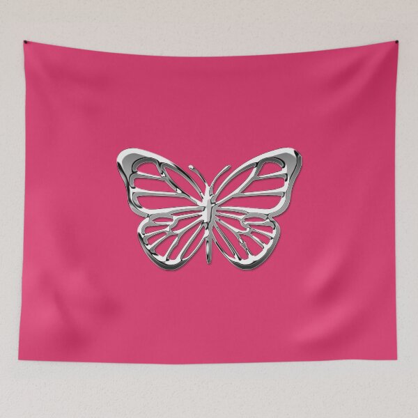 Item preview, Chrome Metallic Butterfly  designed and sold by PrettyPage.