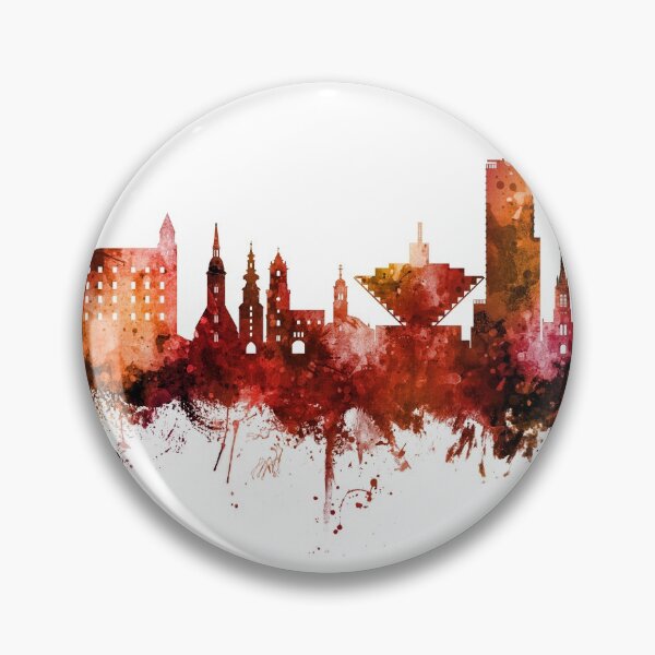 Item preview, Bratislava Slovakia Skyline designed and sold by ArtPrints.