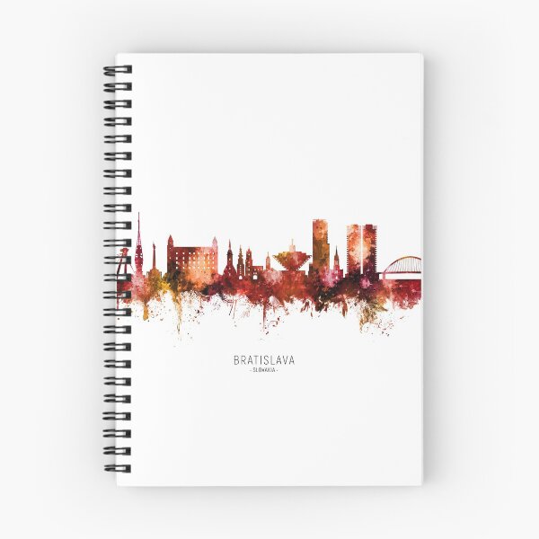 Item preview, Bratislava Slovakia Skyline designed and sold by ArtPrints.