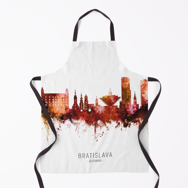 Item preview, Bratislava Slovakia Skyline designed and sold by ArtPrints.