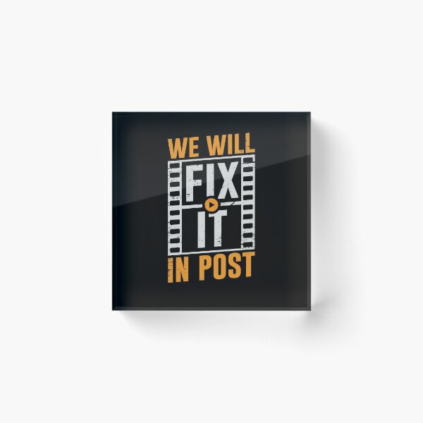 Item preview, We Will Fix It In Post Video Editor Gift designed and sold by Marcid95.