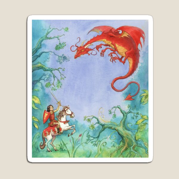 Knights and Dragons Magnet