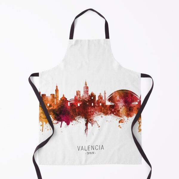 Item preview, Valencia Spain Skyline designed and sold by ArtPrints.