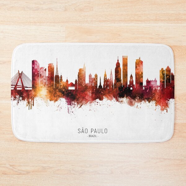 Item preview, São Paulo Skyline Brazil designed and sold by ArtPrints.