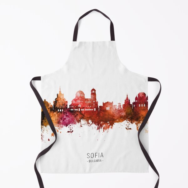 Item preview, Sofia Bulgaria Skyline designed and sold by ArtPrints.