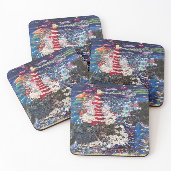 Item preview, Sunset Lighthouse, after the storm Tapestry by CJ's Crafts designed and sold by CJSCRAFTS.