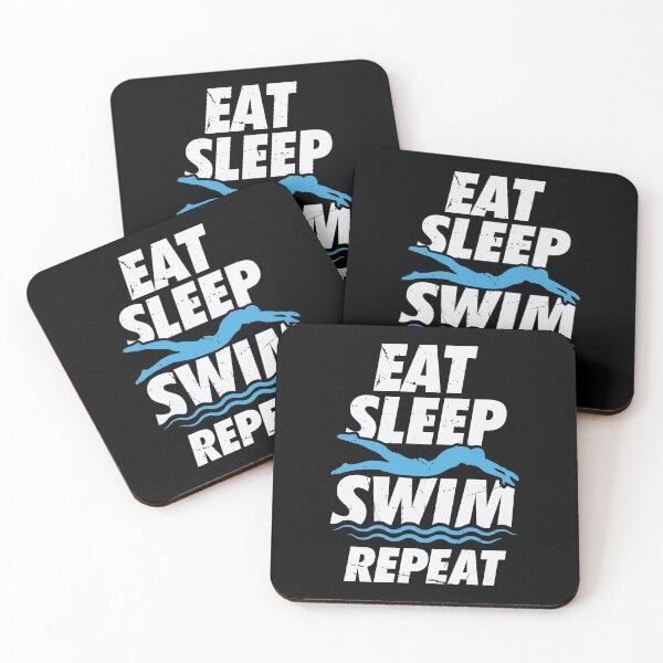 Item preview, Eat Sleep Swim Repeat Swimming Swimmer Gift designed and sold by Marcid95.