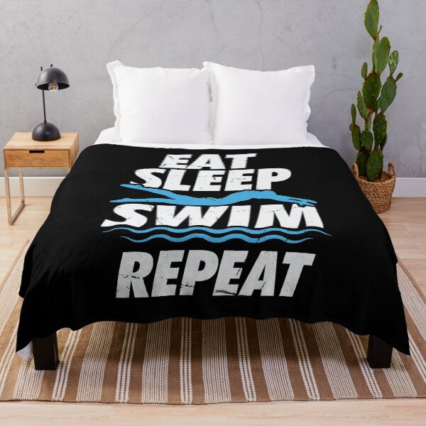 Item preview, Eat Sleep Swim Repeat Swimming Swimmer Gift designed and sold by Marcid95.