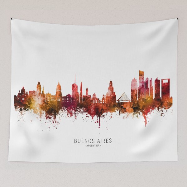 Item preview, Buenos Aires Argentina Skyline designed and sold by ArtPrints.