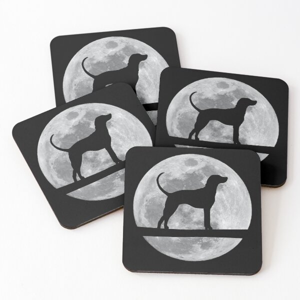 Artikelvorschau, Greyhound Dog Night Moon Greyhound-Liebhaber entworfen und verkauft von alaechamlal.