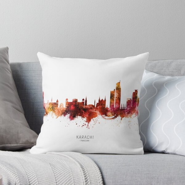 Item preview, Karachi Pakistan Skyline designed and sold by ArtPrints.