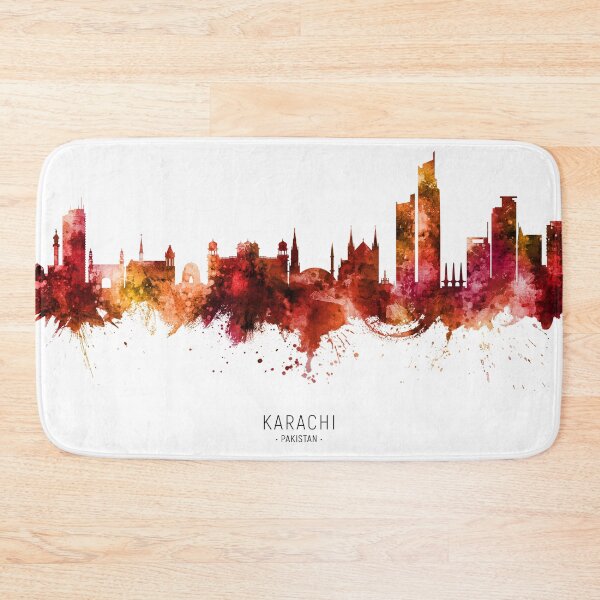 Item preview, Karachi Pakistan Skyline designed and sold by ArtPrints.