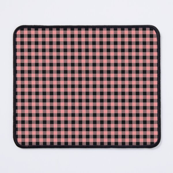 Item preview, Gingham Check Pattern Stripes Black and Pink designed and sold by GDCdesigns.