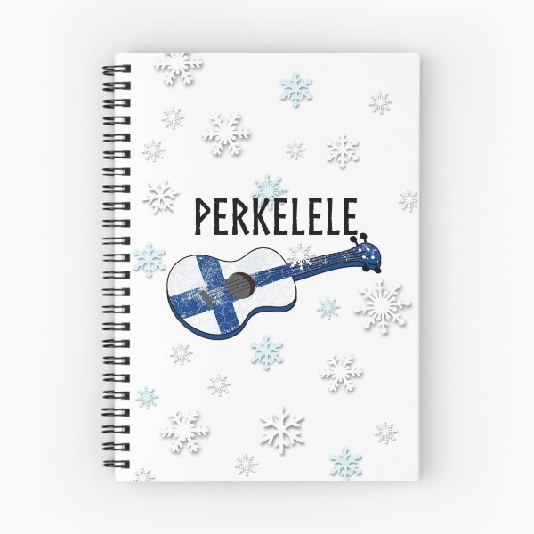 Item preview, Perkelele funny Finnish Ukulele flag designed and sold by DeliriousSteve.