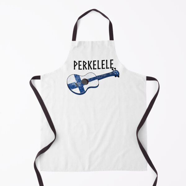 Item preview, Perkelele funny Finnish Ukulele flag designed and sold by DeliriousSteve.