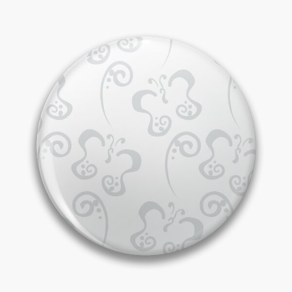 Item preview, Gray - Grey and White Butterfly and Scroll Pattern Coordinates w/ Behr 2022 Popular Color Etched Glass MQ3-27 designed and sold by ColorOfTheYears.