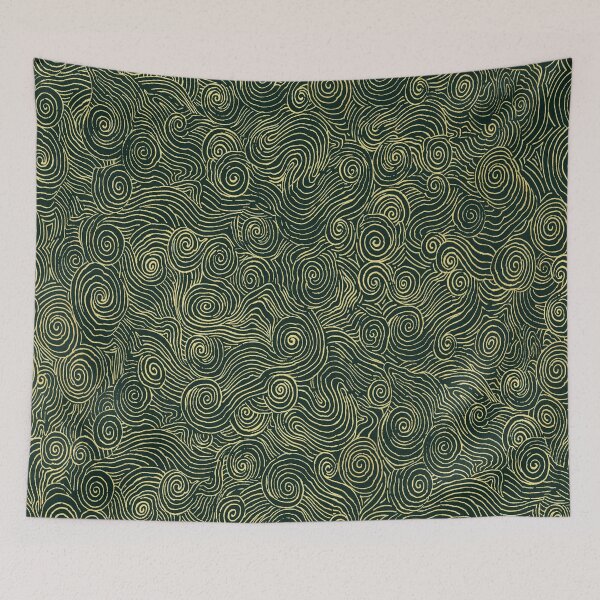 Item preview, Metallic Chinese Cloud Pattern Oriental Background designed and sold by AJDesignsstuff.