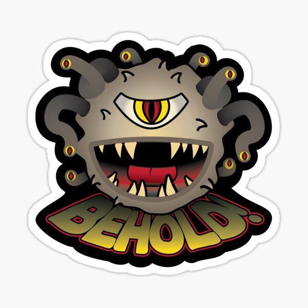 Behold! DnD Beholder Monster Sticker