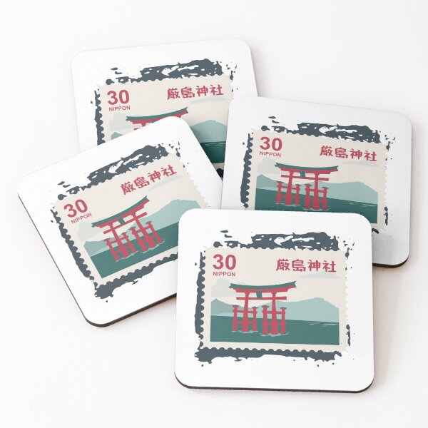 Item preview, Torii gate of shinto shrines on stamp designed and sold by AdvanceDesign.