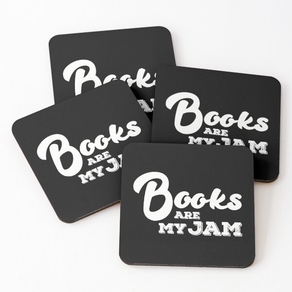 Item preview, Books are my Jam and Reading is Life designed and sold by BtheLight.