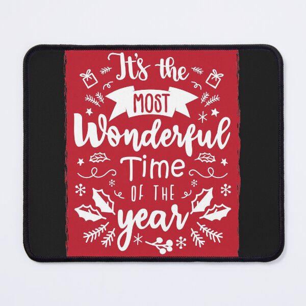 Item preview, It's the Most Wonderful Time of the Year Christmas Time - Red designed and sold by GDCdesigns.