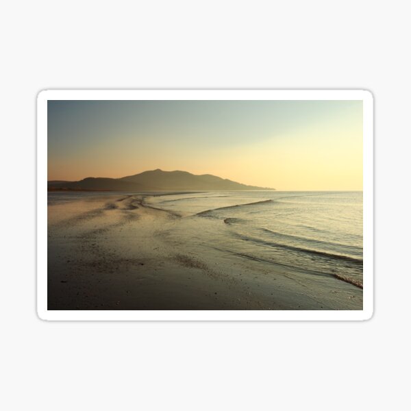 Lisfannon Beach Sunset Sticker