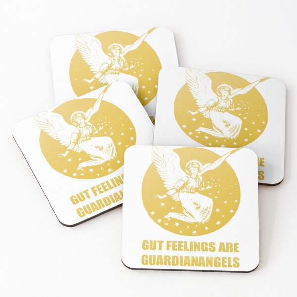 Item preview, Gut feelings are guardian angels metallic gold designed and sold by hockeng.